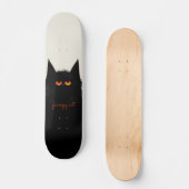 Grumpy Black Skateboard (Vorderseite)