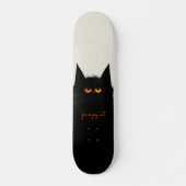 Grumpy Black Skateboard (Vorne)