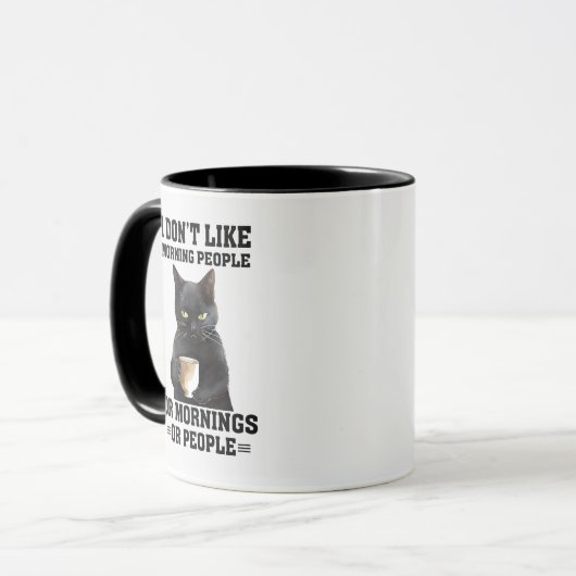 Grumpy Black Tasse (Vorderseite Links)