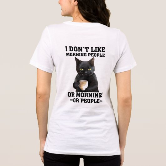 Grumpy Black Tri-Blend Shirt (Rückseite)