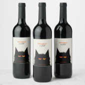 Grumpy Black Weinetikett (Flaschen)