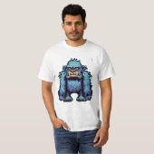 Grumpy Blue Sasquatch Variant 2 T - Shirt (Vorne ganz)