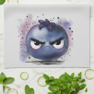 Grumpy Blueberry Geschirrtuch