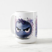 Grumpy Blueberry Kaffeetasse (Vorderseite Links)