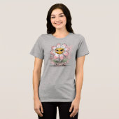Grumpy Blume Tri-Blend Shirt (Vorderseite voll)
