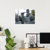 Grumpy Buddha Poster (Heimbüro)