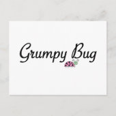 Grumpy bug postkarte (Vorderseite)