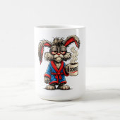 Grumpy Bunny Coffee Funny T-Shirt Kaffeetasse (Mittel)