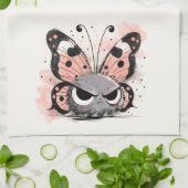 Grumpy Butterfly Geschirrtuch (Gefaltet)