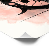 Grumpy Butterfly Poster (Ecke)