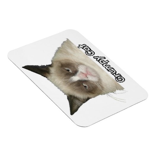 Grumpy Cat 3x4 Flexible Magnet (Rechte Seite)