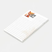 Grumpy Cat-Attitüde-linierte 3M Post-it® Notizen (angewinkelt)