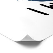 Grumpy Cat Attitute Funny Animal Zitat Poster (Ecke)