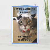 Grumpy Cat Birthday Card Karte (Vorderseite)