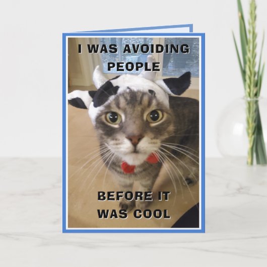 Grumpy Cat Birthday Card Karte (Vorderseite)