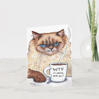 Grumpy Cat card Feiertagskarte