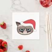 Grumpy Cat Christmas Napkins Serviette (Beispiel)