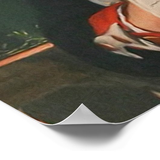 Grumpy Cat Classic Malerei Poster (Ecke)