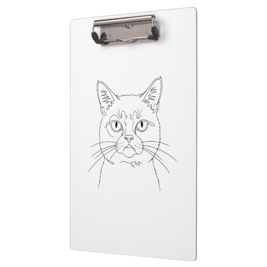 Grumpy Cat Clipboard Klemmbrett (Links)