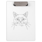 Grumpy Cat Clipboard Klemmbrett (Vorderseite)