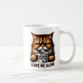Grumpy Cat Coffee Tasse - "Verlass mir allein" mor