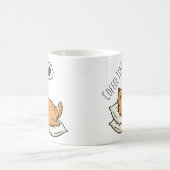 Grumpy Cat Coffee Time Ceramic Mug Kaffeetasse (Mittel)
