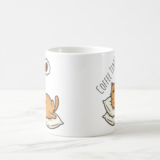 Grumpy Cat Coffee Time Ceramic Mug Kaffeetasse (Mittel)