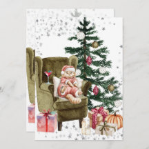 Grumpy Cat Couple Christmas Cards