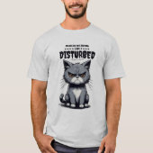 Grumpy Cat Do Not Disturb Disturbed Humor Shirt (Vorderseite)