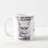 Grumpy Cat Drink Kaffee Zitat Kaffeetasse (Links)