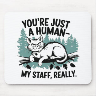 Grumpy Cat – 'Du bist nur ein Mensch, mein Persona Mousepad