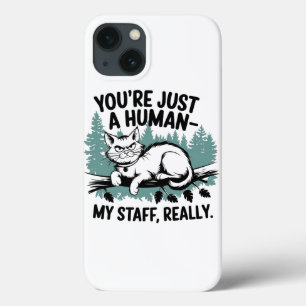 Grumpy Cat - 'Du bist nur ein Mensch, meine Mitarb Case-Mate iPhone Hülle