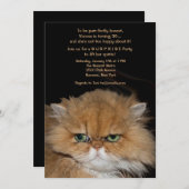 Grumpy Cat Einladung (Vorne/Hinten)