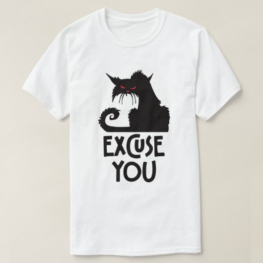 Grumpy Cat entschuldigt dich T-Shirt (Design vorne)