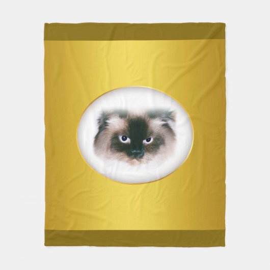 Grumpy Cat Fleecedecke (Vorderseite)