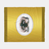 Grumpy Cat Fleecedecke (Vorderseite (Horizontal))