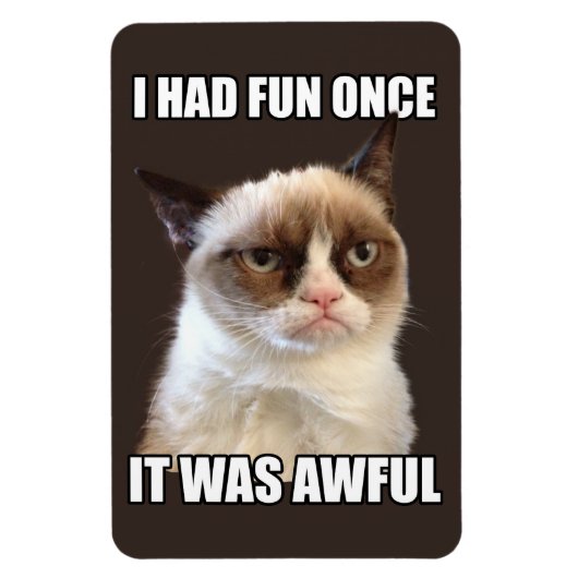 Grumpy Cat Flexible Magnet (Vertikal)