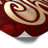 Grumpy Cat Frohe Weihnachten Poster (Ecke)