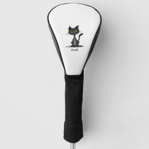GRUMPY CAT - Funny Meh Cat - Crazy Cat Lady Gift Golf Headcover