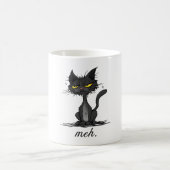 GRUMPY CAT - Funny Meh Cat - Crazy Cat Lady Gift Kaffeetasse (Mittel)