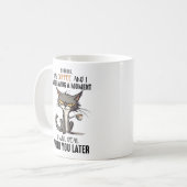 Grumpy Cat Funny Sprichwort Kaffeetasse (Vorderseite Links)