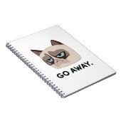 Grumpy Cat "Go Away" Sketch Notizblock (Rechte Seite)