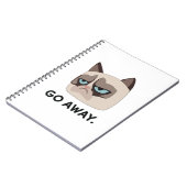 Grumpy Cat "Go Away" Sketch Notizblock (Linke Seite)