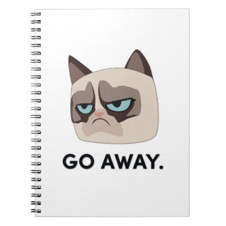 Grumpy Cat "Go Away" Sketch Notizblock
