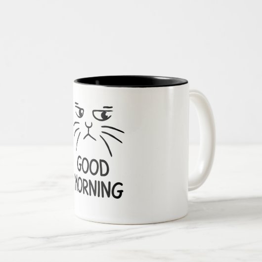 Grumpy Cat Good Morning Tasse (VorderseiteRechts)