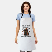 Grumpy Cat Halloween Klassischer T - Shirt Schürze (Getragen)