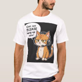 Grumpy Cat Headset T - Shirt (Vorderseite)