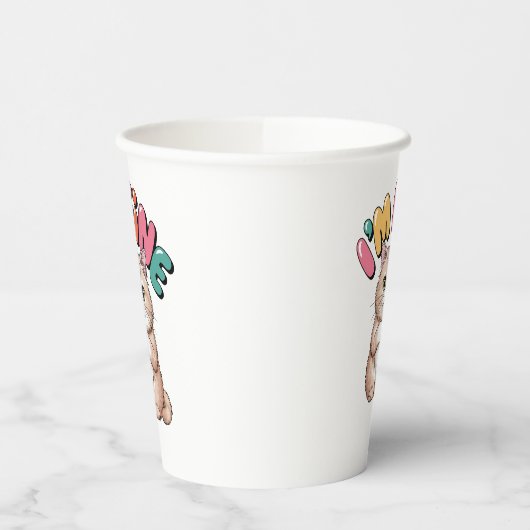 Grumpy Cat "I'm Fine" Funny Cartoon Shirt Pappbecher (Links)