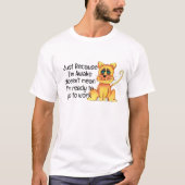 Grumpy Cat ist nicht bereit für Cat Quotes Spaß T-Shirt (Vorderseite)