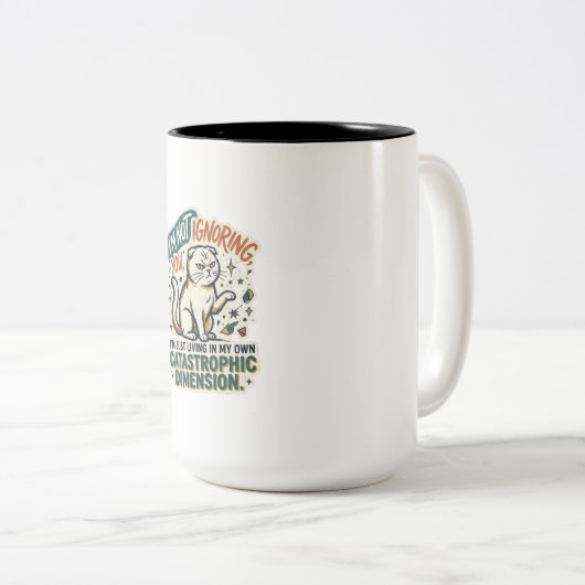 Grumpy Cat Kaffeetasse | Ich ignoriere dich nicht (VorderseiteRechts)
